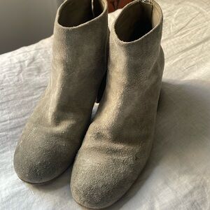 Marsell gray suede booties